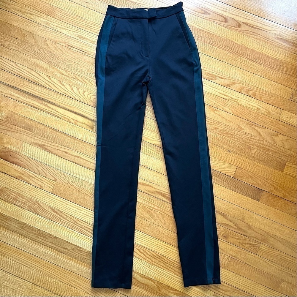 ARITZIA BABATON 1-01 Black Green Klint Trouser Pants Size 0